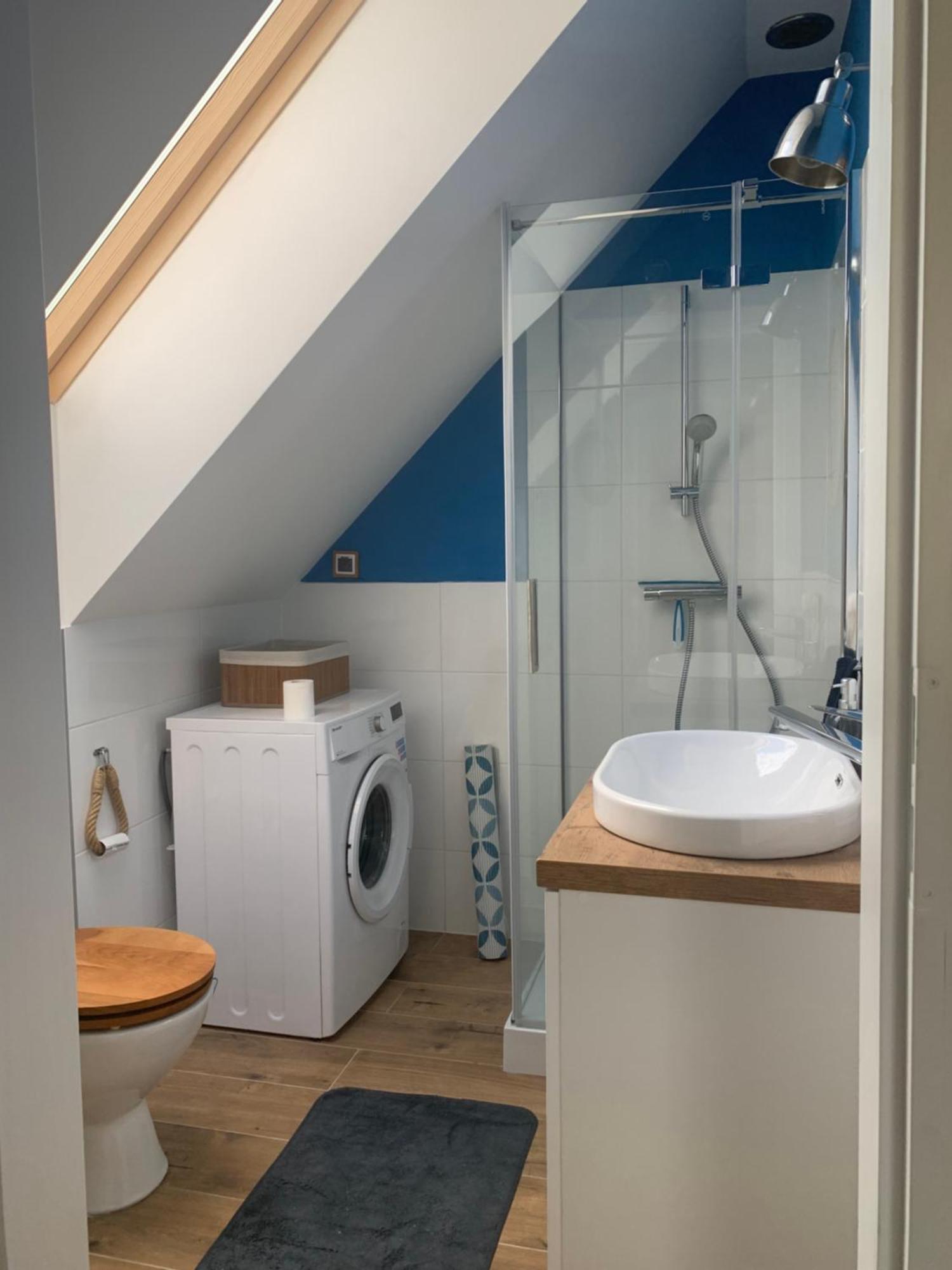 Appartement Niebieski Domek à Wilkasy Extérieur photo